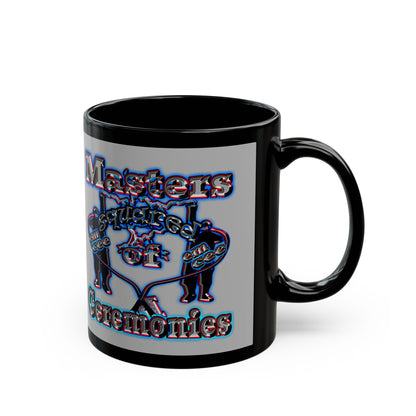 em cee squared - Black Mug (light grey)