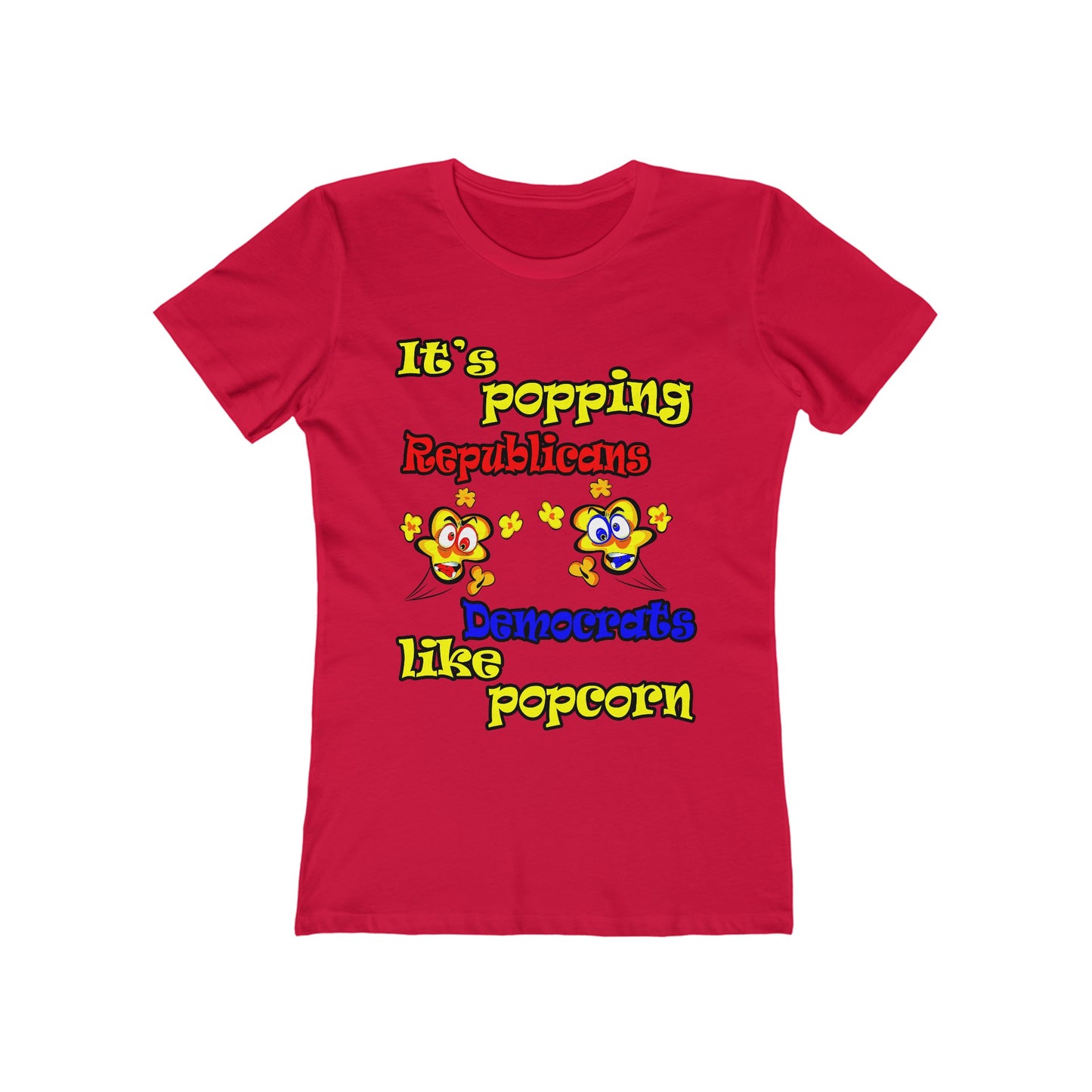 popping like popcorn - Women's The Boyfriend Tee