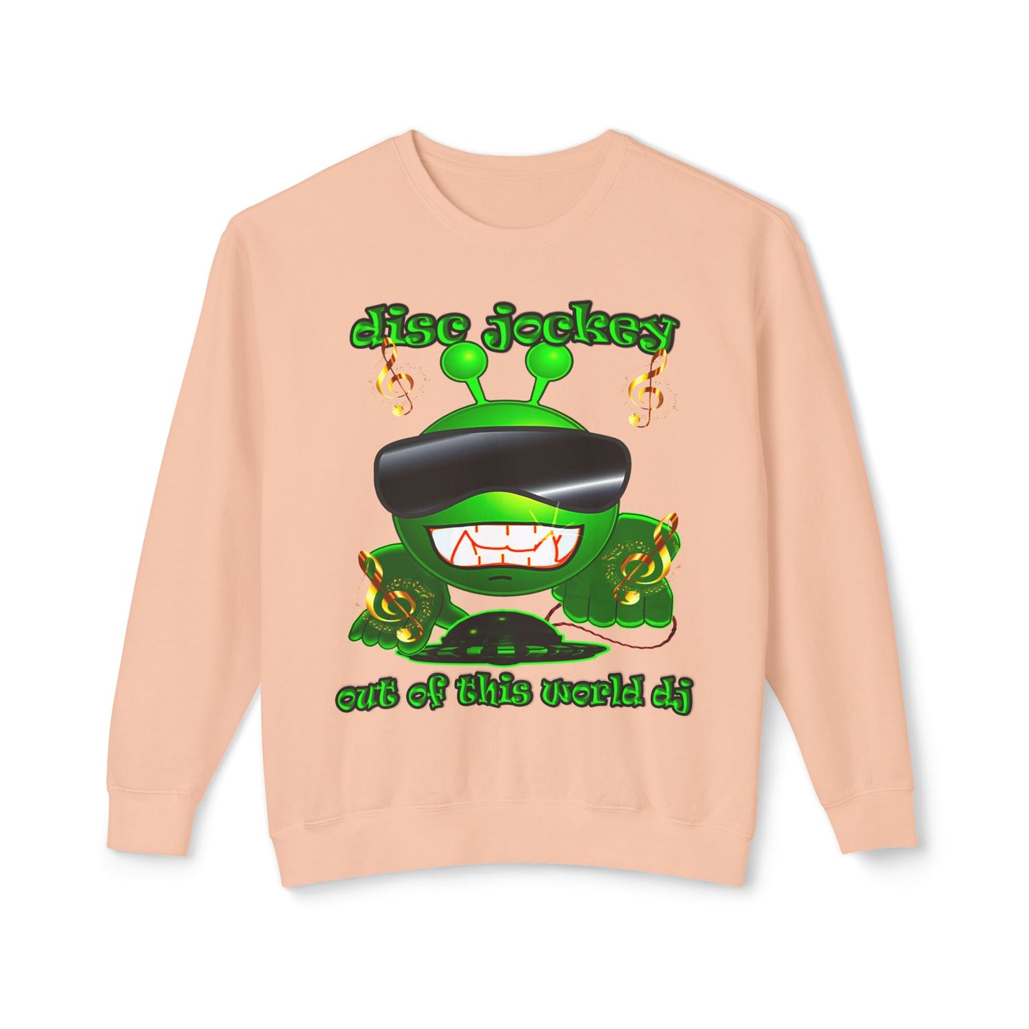 disc jockey - Unisex Lightweight Crewneck Sweatshirt