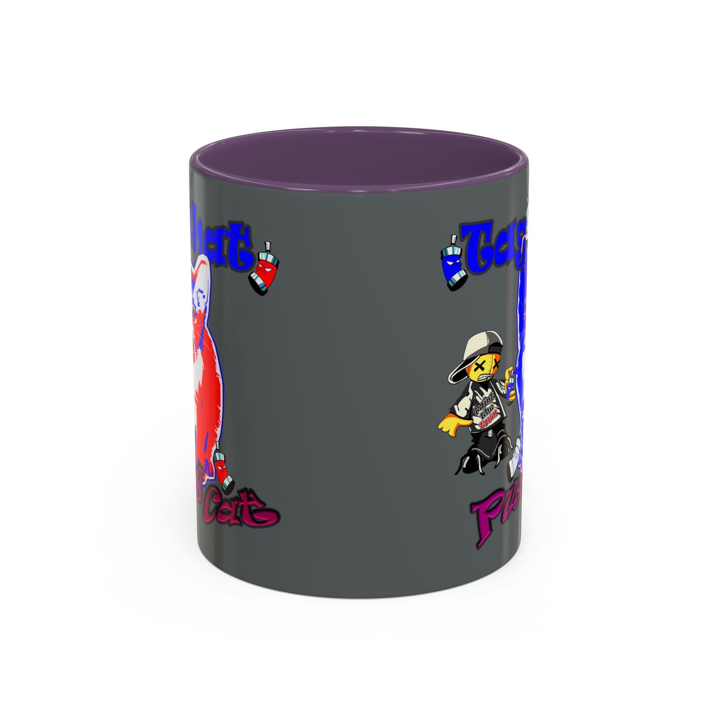 tag that - Accent Mug (dark grey)