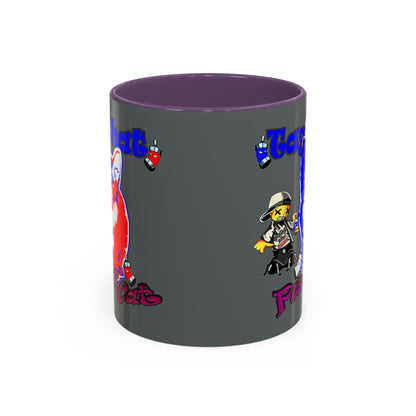 tag that - Accent Mug (dark grey)