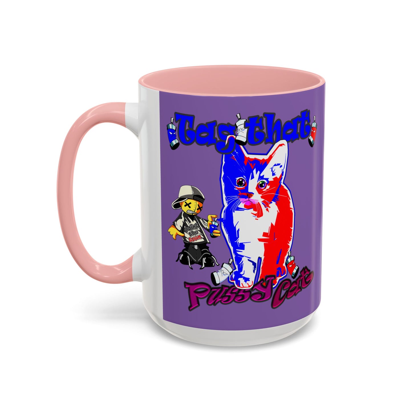 tag that - Accent Mug (light purple)