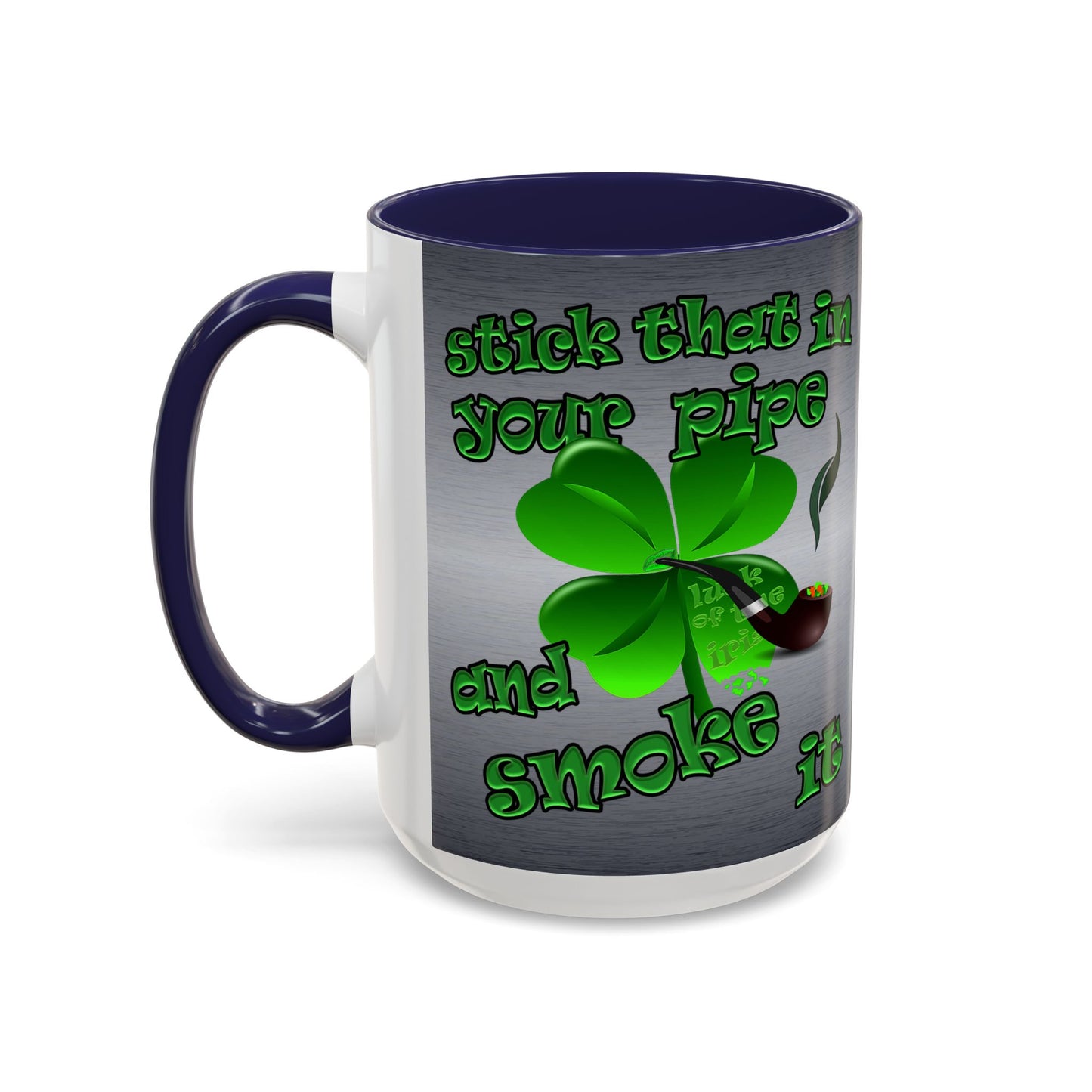 celtics logo - Accent Mug (brushed nickel)