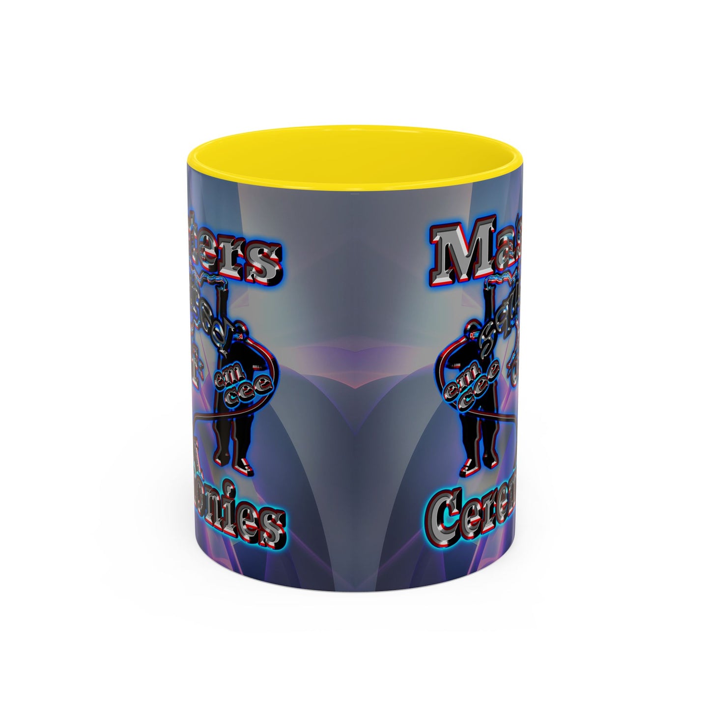 em cee squared - Accent Mug (grey-pink wave)