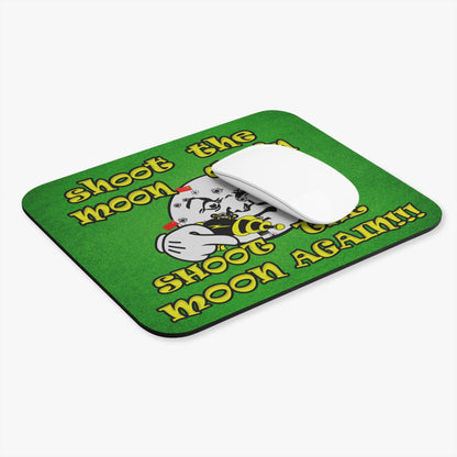 shoot the moon again - Mouse Pad (Rectangle) (green turf)