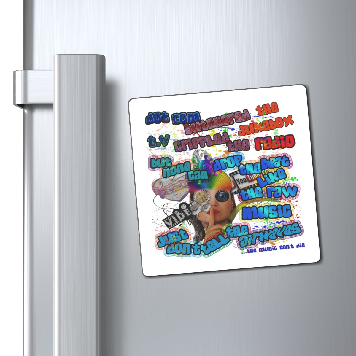 drop the beat - Magnets - (white)