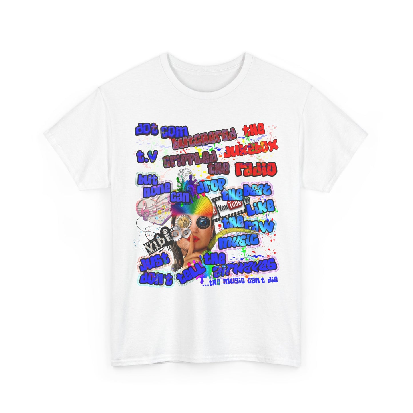 drop the beat - Unisex Heavy Cotton Tee
