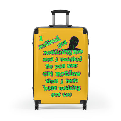 noticed you noticing - Suitcase (yellow)