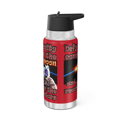 defy conquer reach - Gator Tumbler, 32oz (dark red)