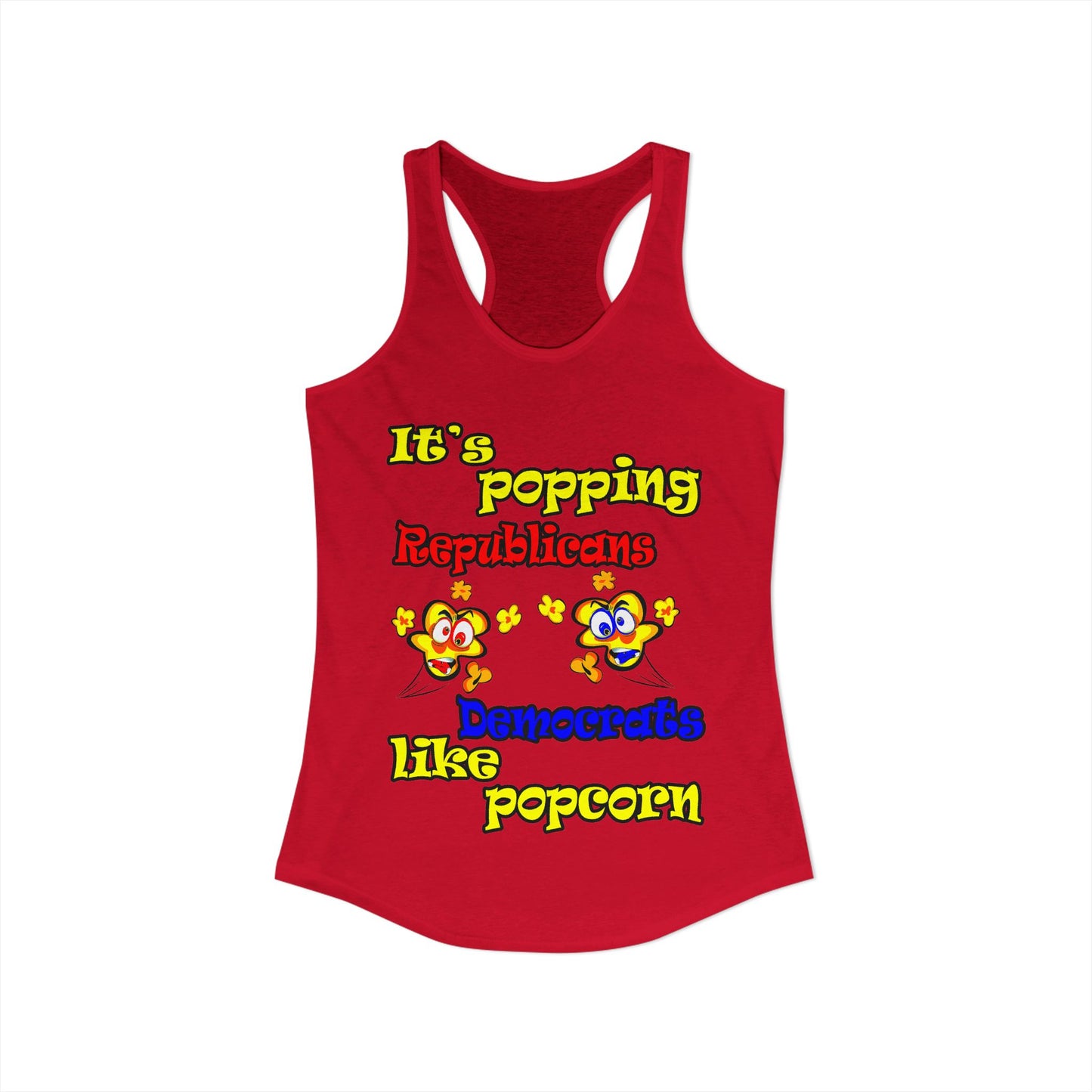 popping like popcorn - Women's Ideal Racerback Tank