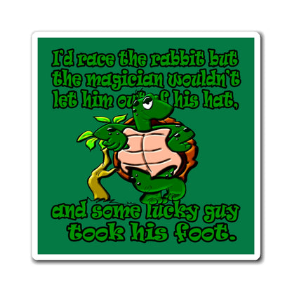 turtle race - Magnets - (dark green)