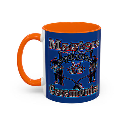em cee squared - Accent Mug (dark blue)