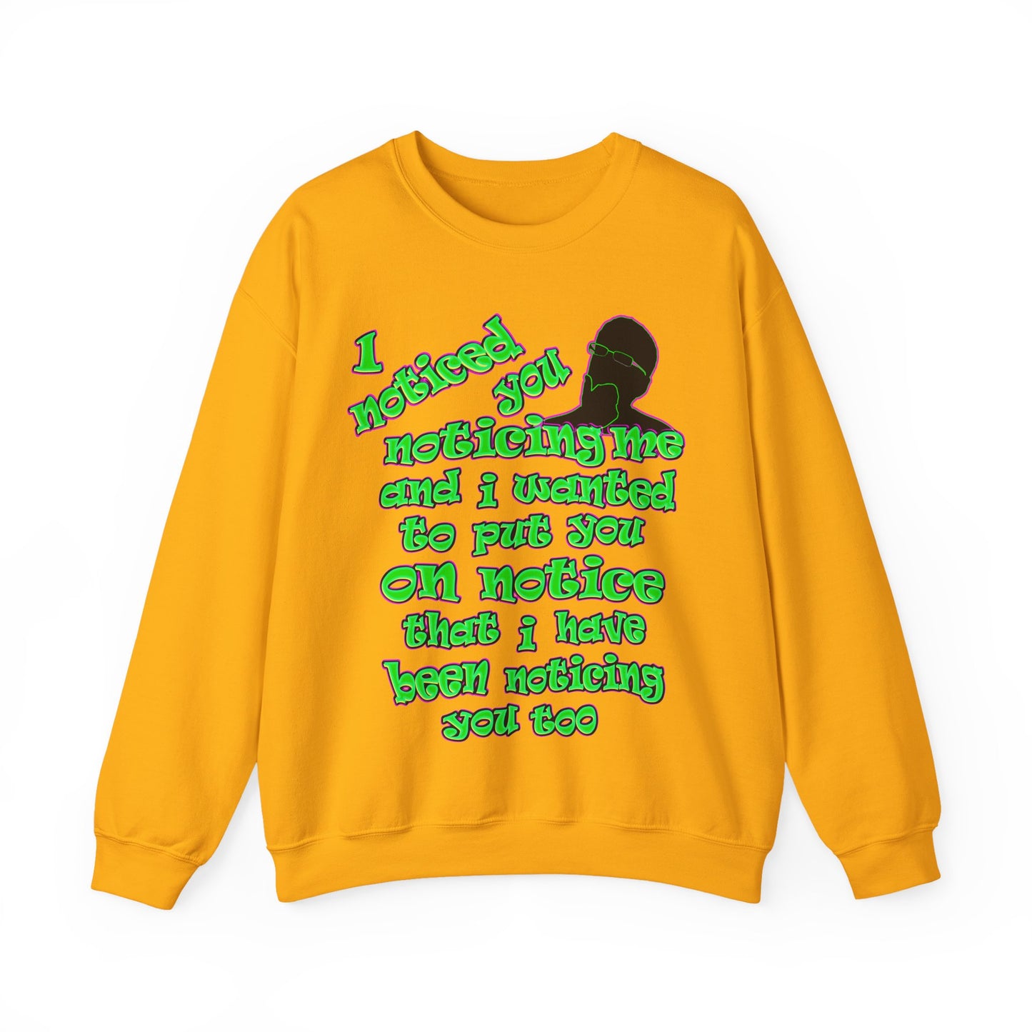 noticed you noticing - Unisex Heavy Blend™ Crewneck Sweatshirt