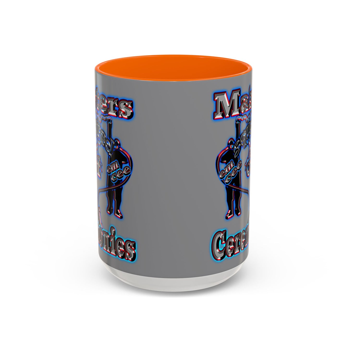 em cee squared - Accent Mug (grey)