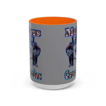 em cee squared - Accent Mug (grey)