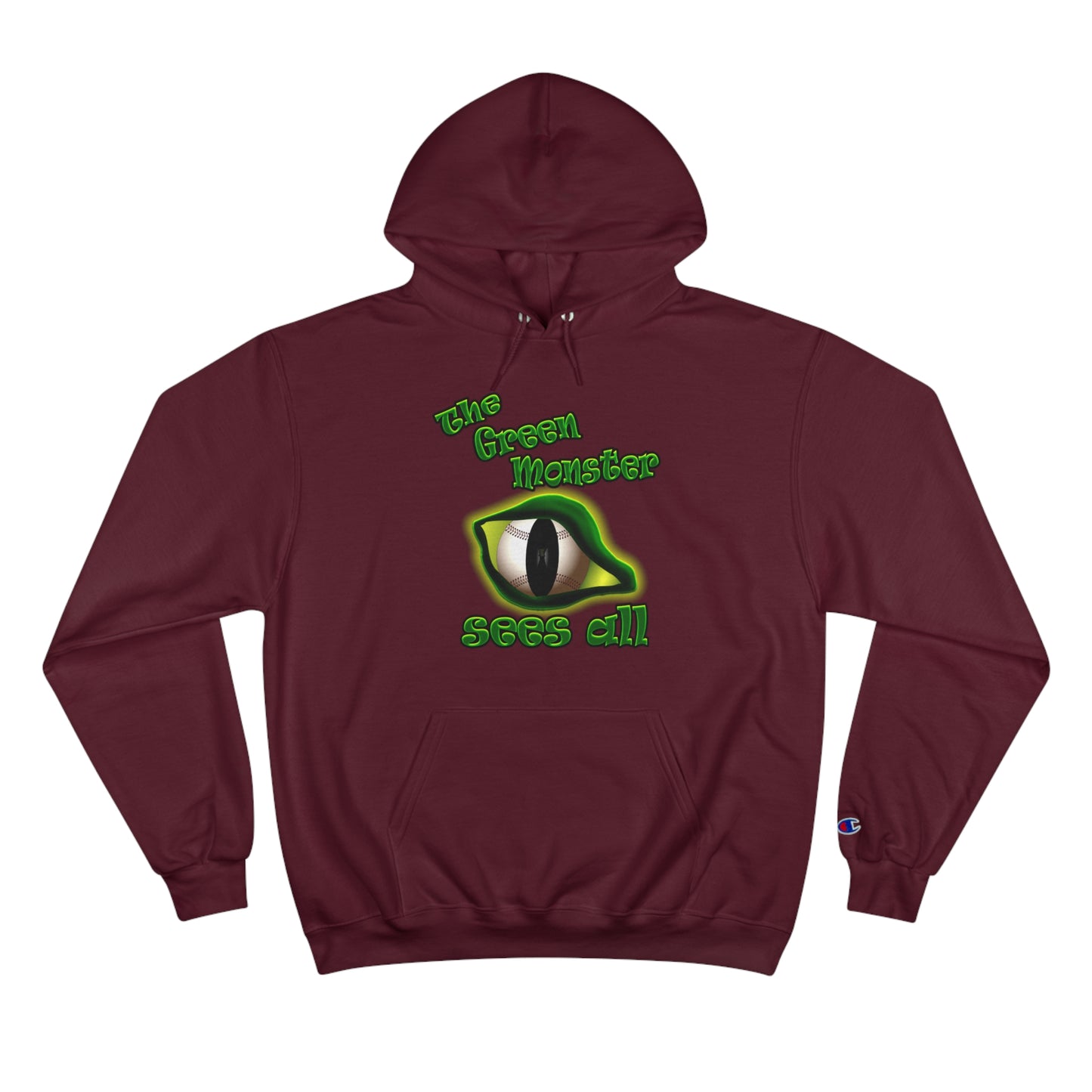 green monster - Champion Hoodie