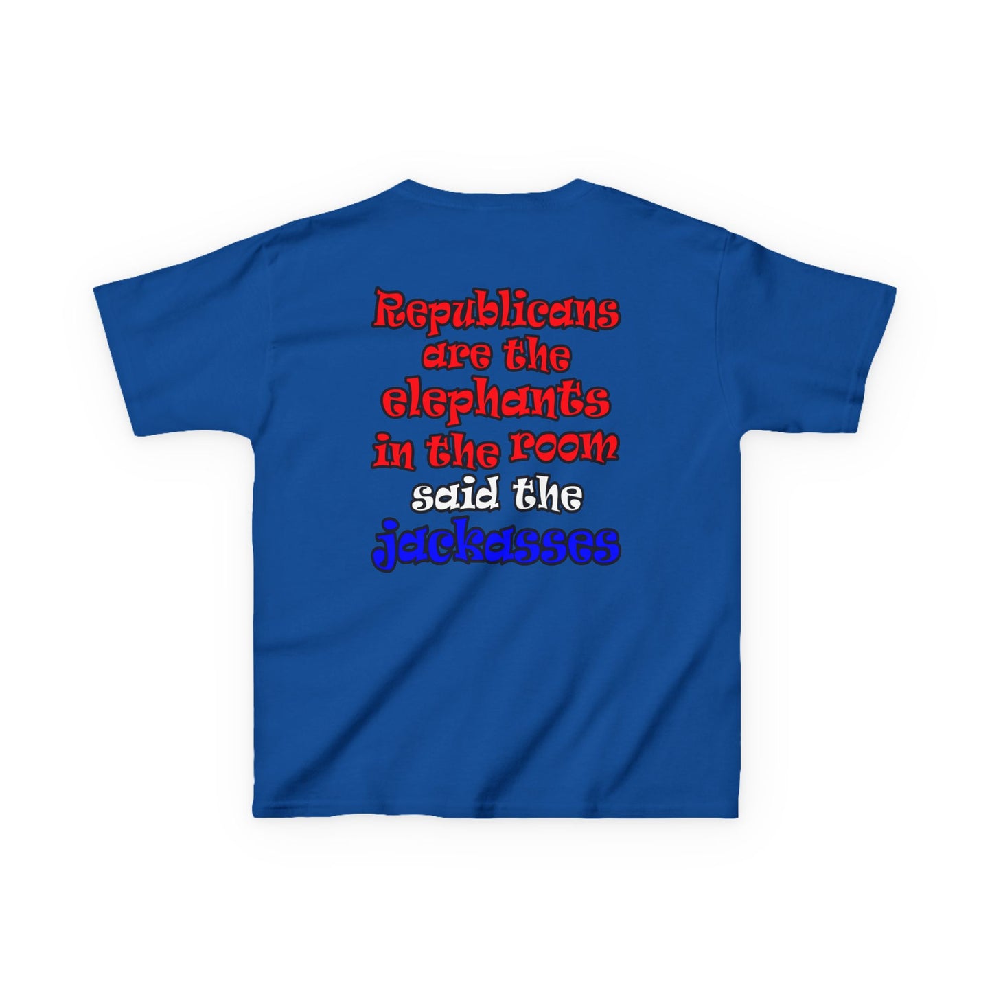 donkeys and elephants - Kids Heavy Cotton™ Tee