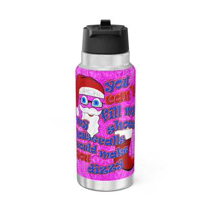 santa's shoes - Gator Tumbler, 32oz  (pink swirl)