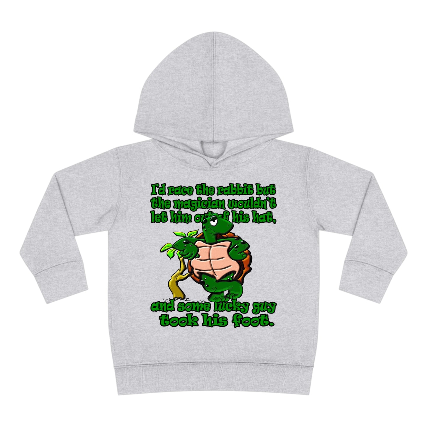 turtle race - Toddler Pullover Fleece Hoodie