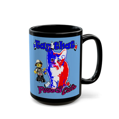 tag that - Black Mug (light blue)