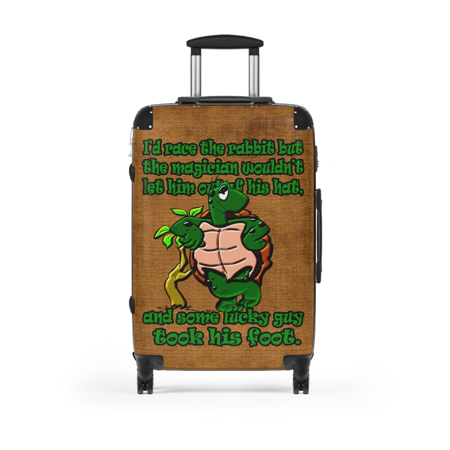 turtle race - Suitcase (brown papyrus)