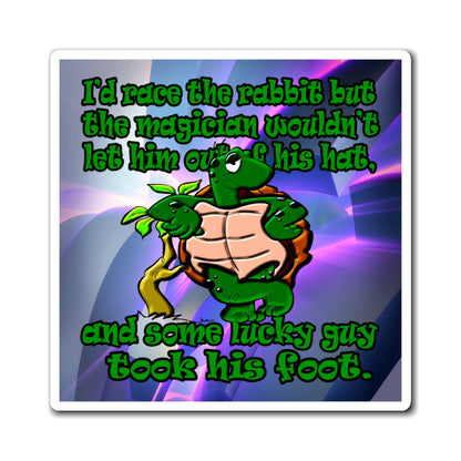 turtle race - Magnets - (grey-pink wave)