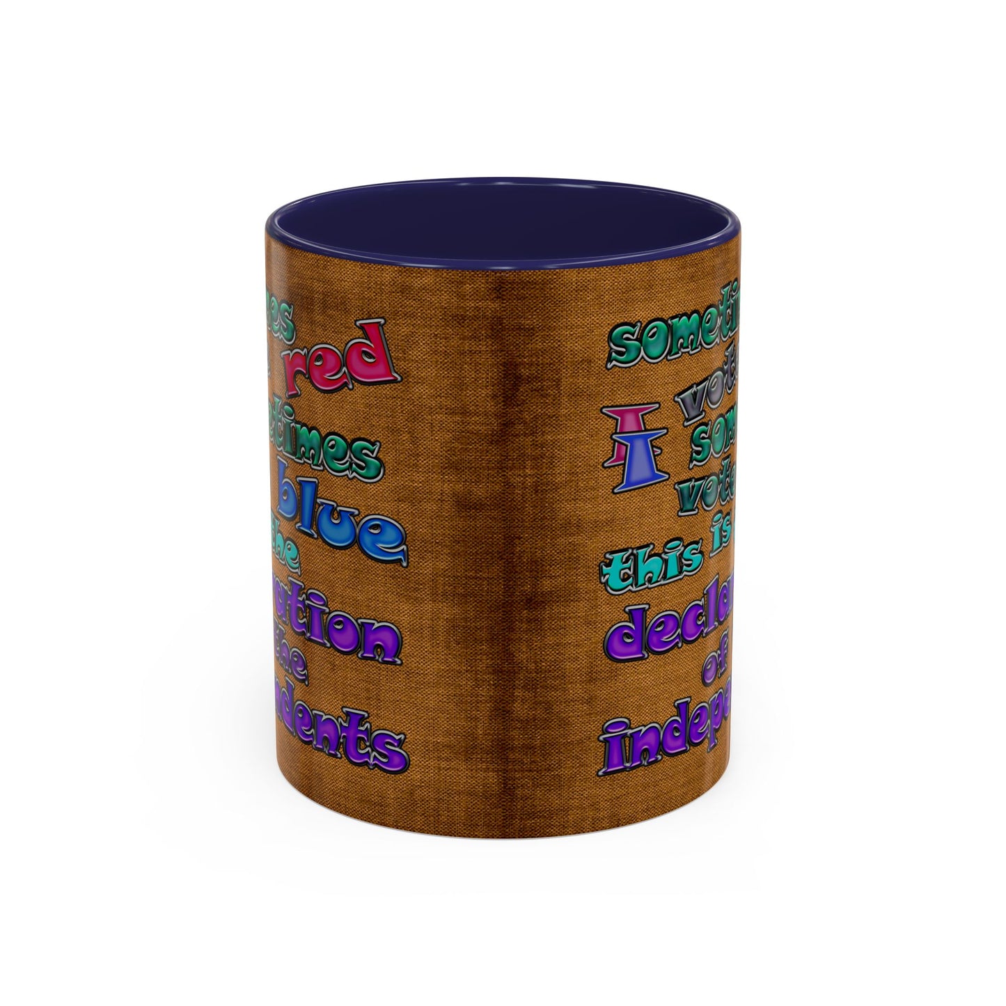 declaration of the independents - Accent Mug (brown papyrus)