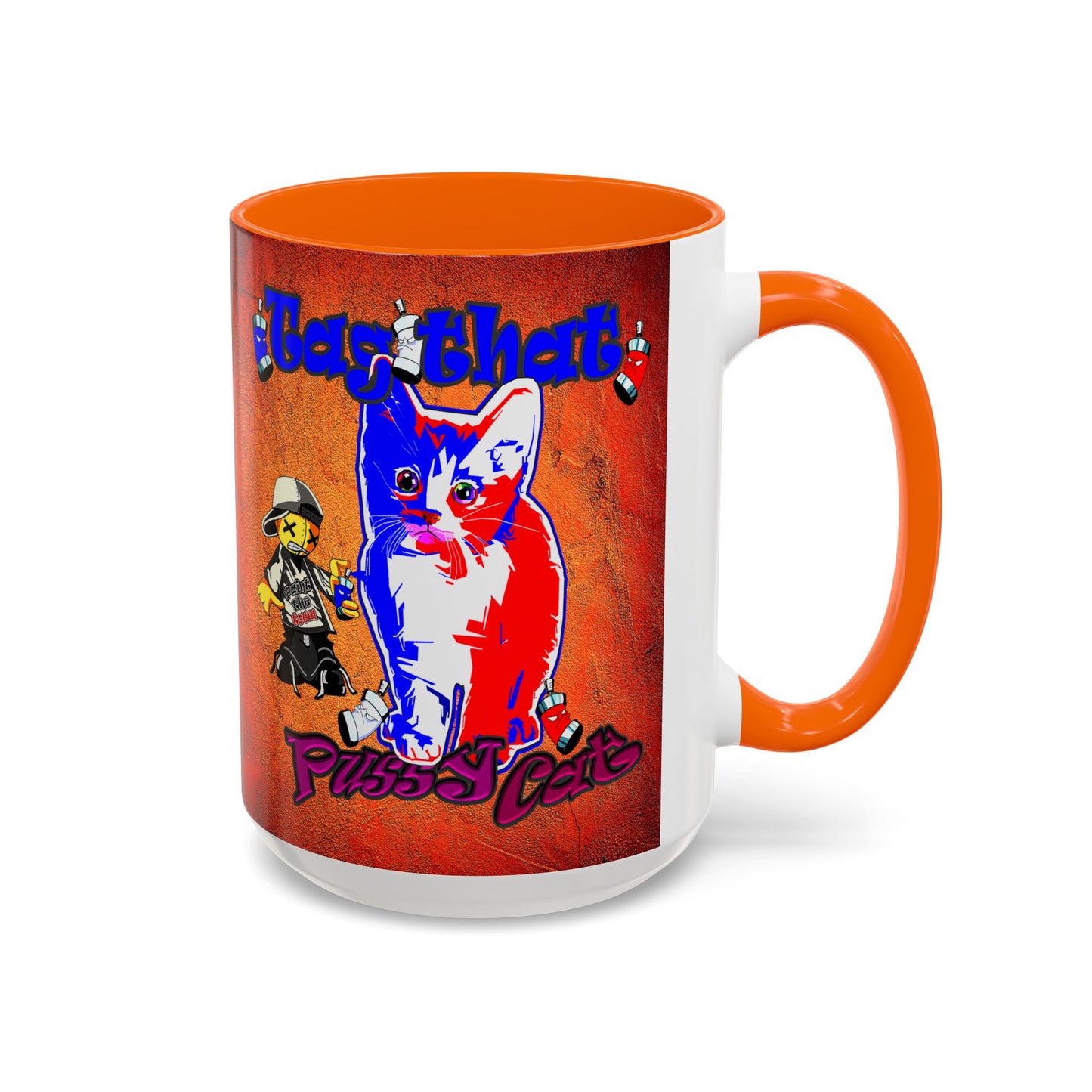 tag that - Accent Mug (burnt orange)