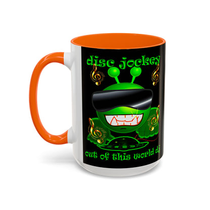 disc jockey - Accent Mug (black)