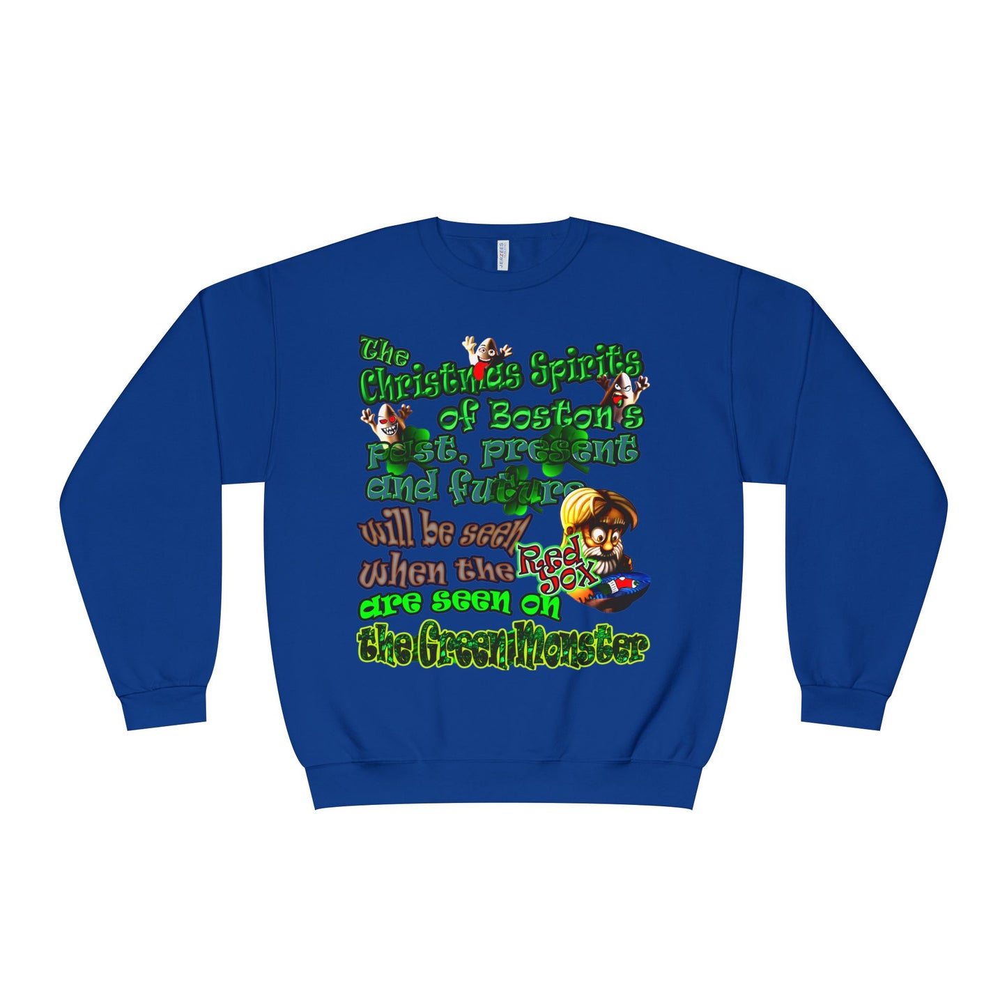 christmas spirits of boston - Unisex NuBlend® Crewneck Sweatshirt