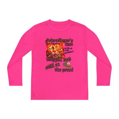 schrodinger's cat - Youth Long Sleeve Competitor Tee