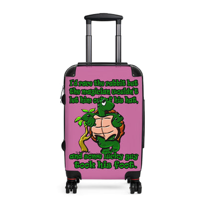 turtle race - Suitcase (light pink)