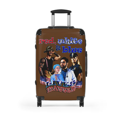 rw&b lives matter - Suitcase (brown)