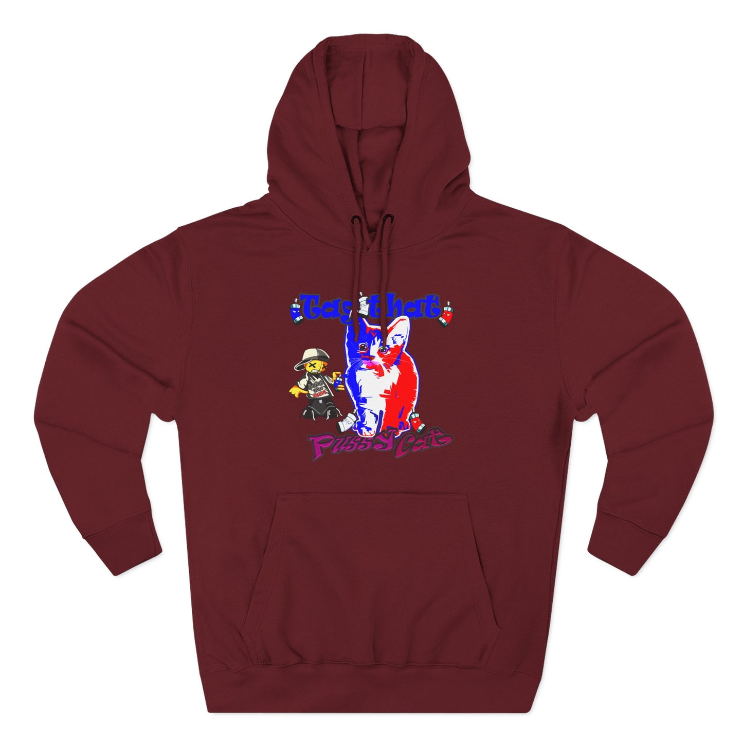 tag that - Three-Panel Fleece Hoodie