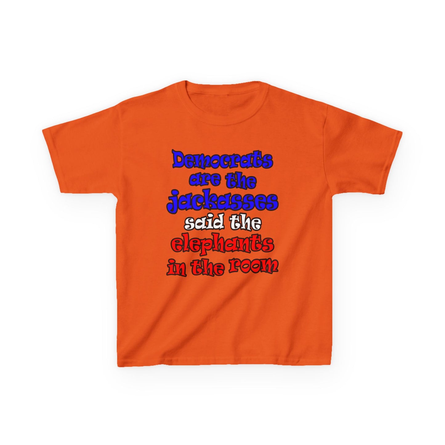 donkeys and elephants - Kids Heavy Cotton™ Tee