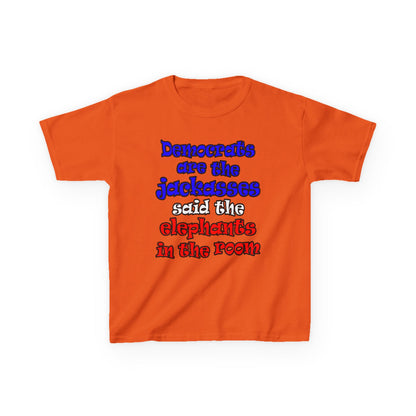 donkeys and elephants - Kids Heavy Cotton™ Tee