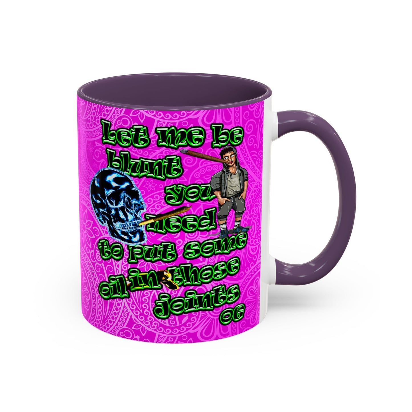 og - Accent Mug (pink swirl)