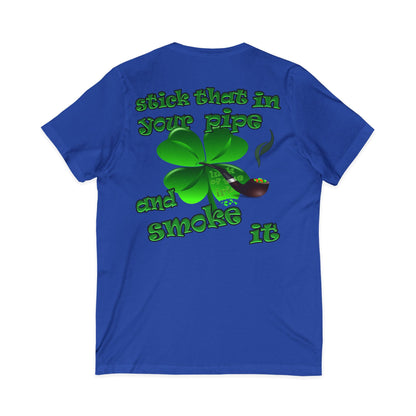 celtics logo - Unisex Jersey Short Sleeve V-Neck Tee