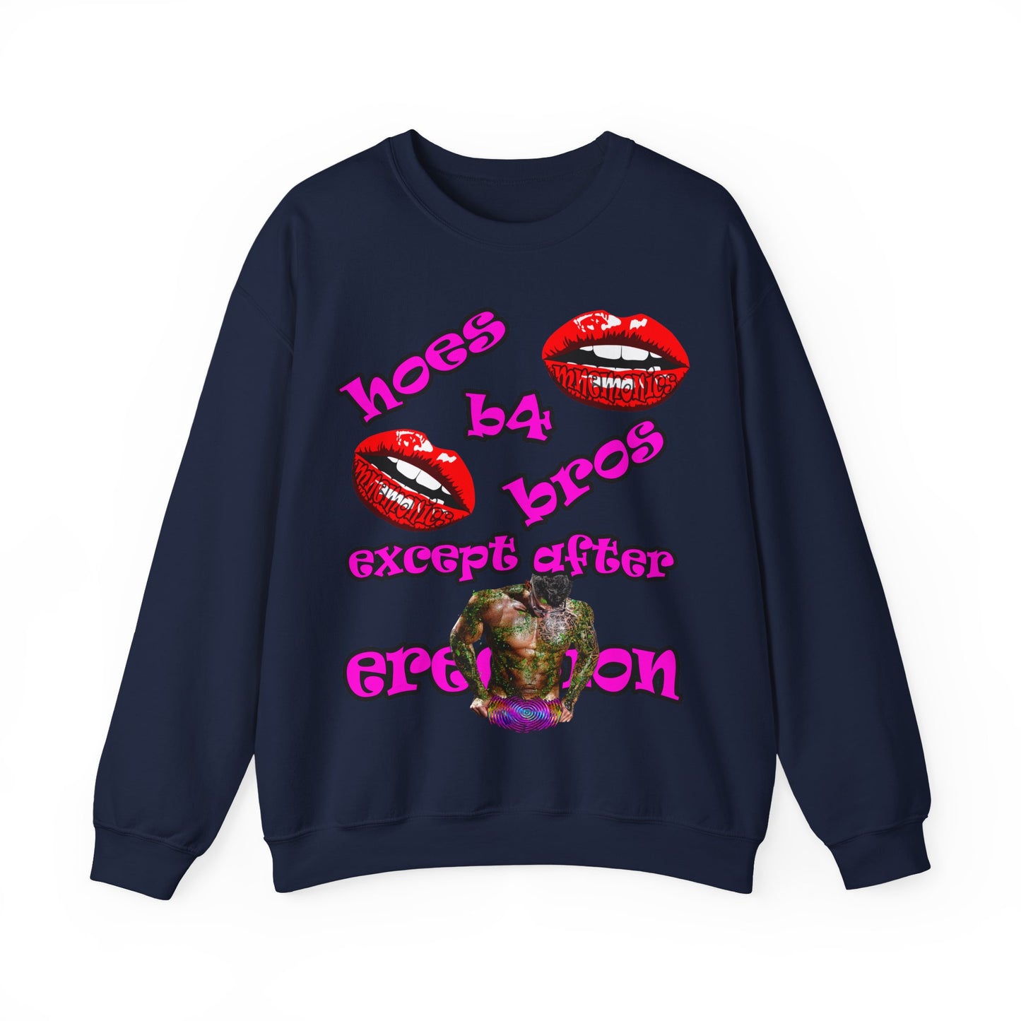 hoes b4 bros - Unisex Heavy Blend™ Crewneck Sweatshirt