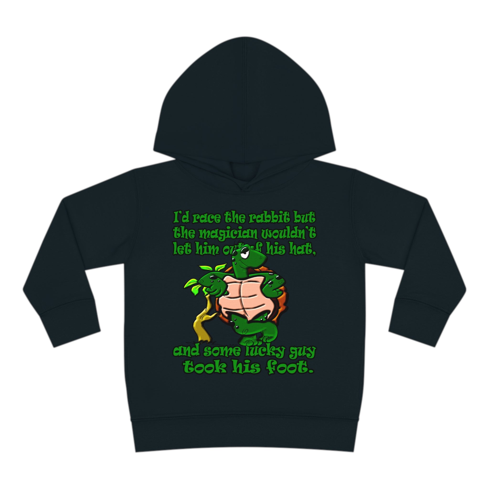 turtle race - Toddler Pullover Fleece Hoodie