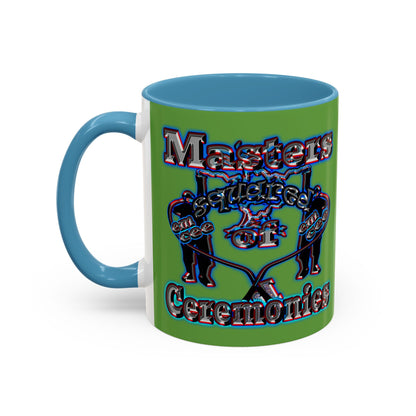 em cee squared - Accent Mug (green)
