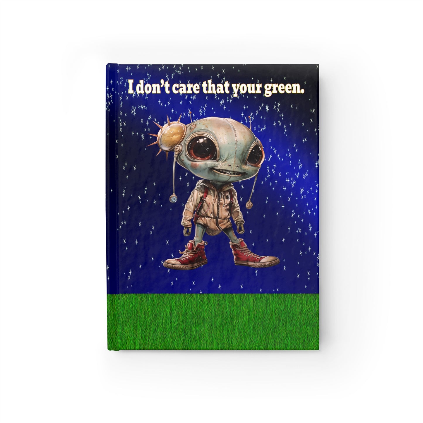 I don't care that your green - journal-blank ('snoops' background)