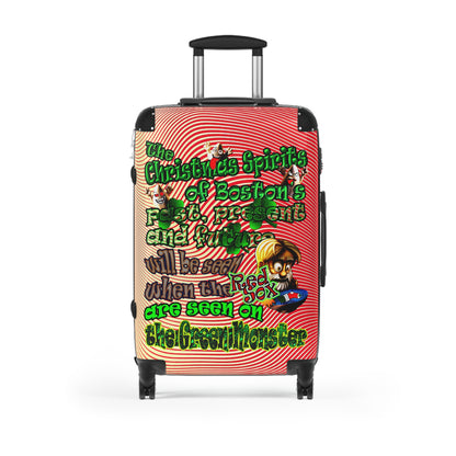 christmas spirits of boston - Suitcase (yellow-orange wave)
