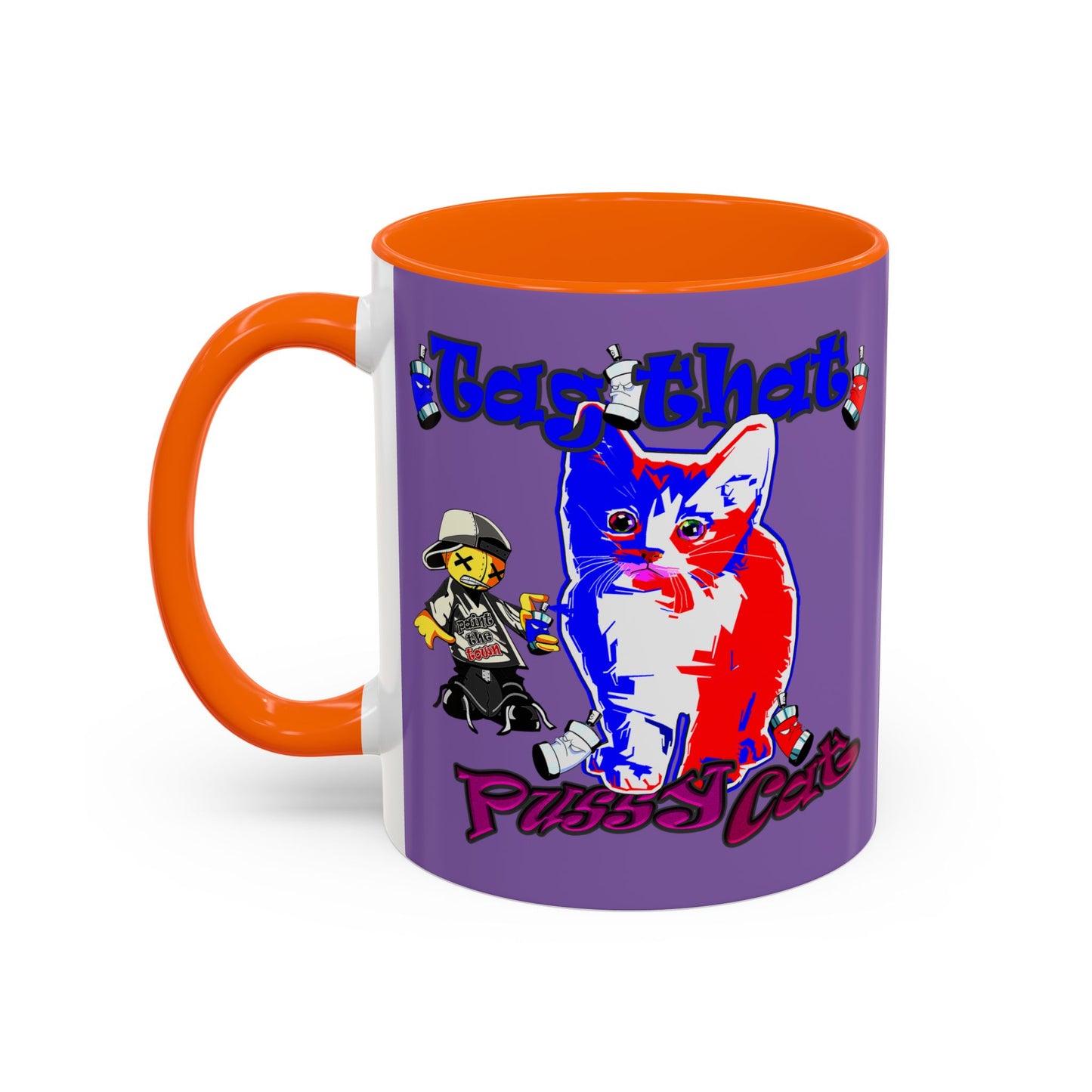 tag that - Accent Mug (light purple)