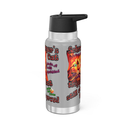 schrodinger's cat - Gator Tumbler, 32oz (light grey)