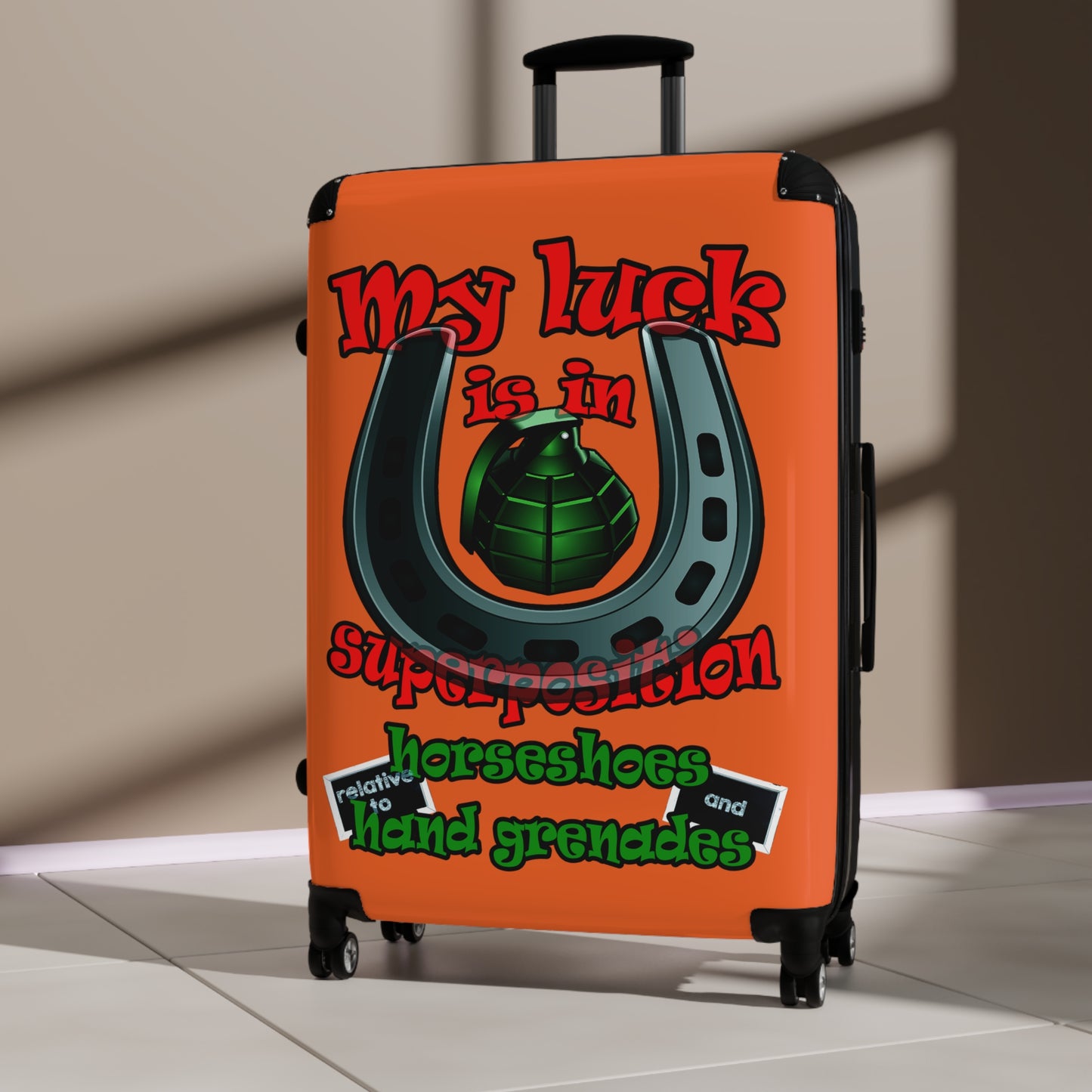 my luck - Suitcase (orange)