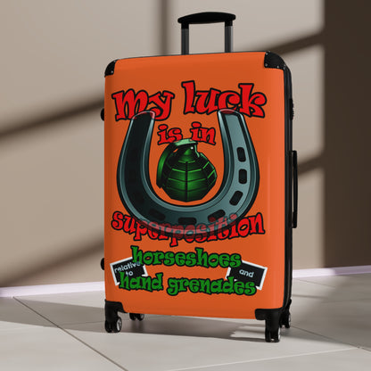 my luck - Suitcase (orange)