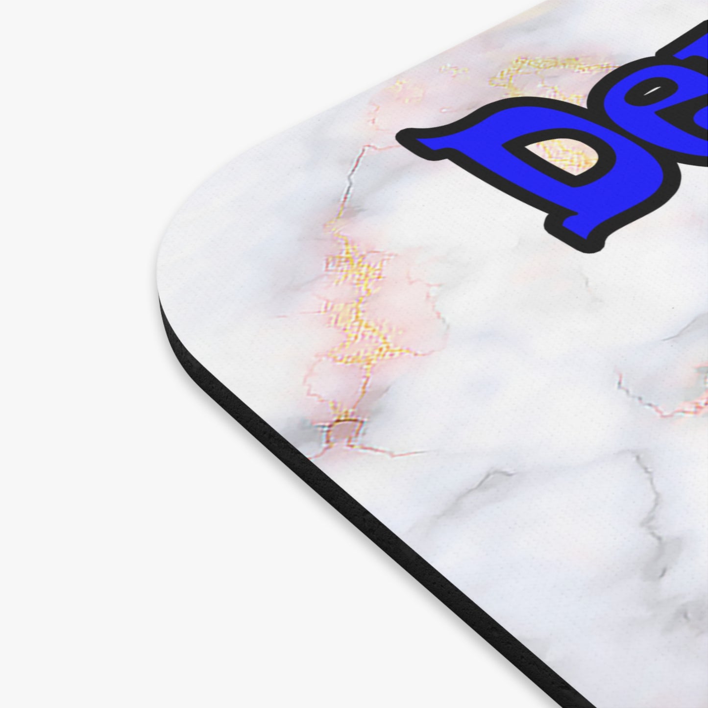 donkeys and elephants - Mouse Pad (Rectangle) (white marble)