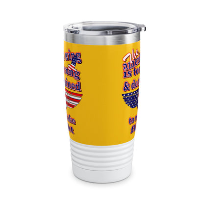 american wing - Ringneck Tumbler, 20oz (yellow)