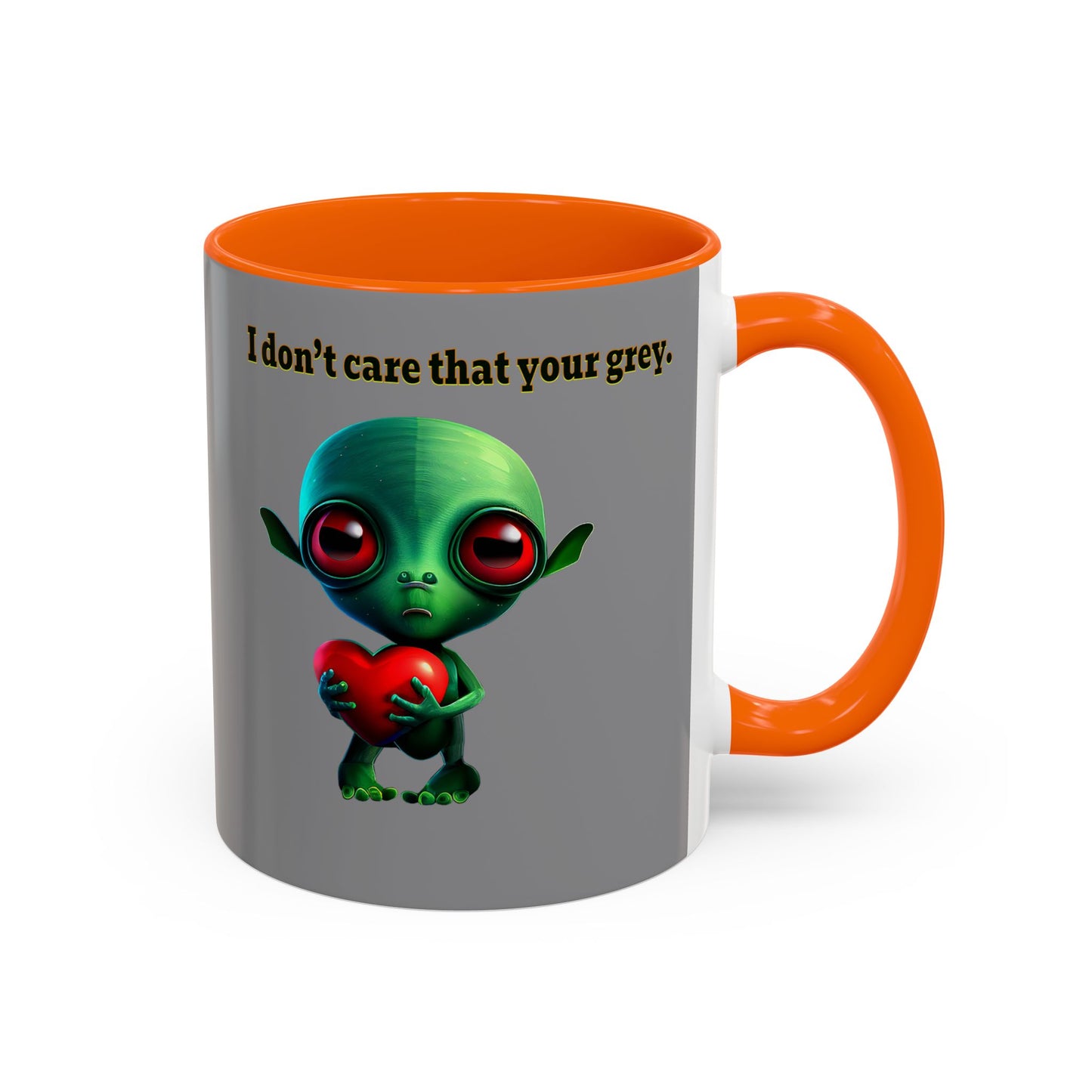 I don't care that your grey - Accent Mug (grey)
